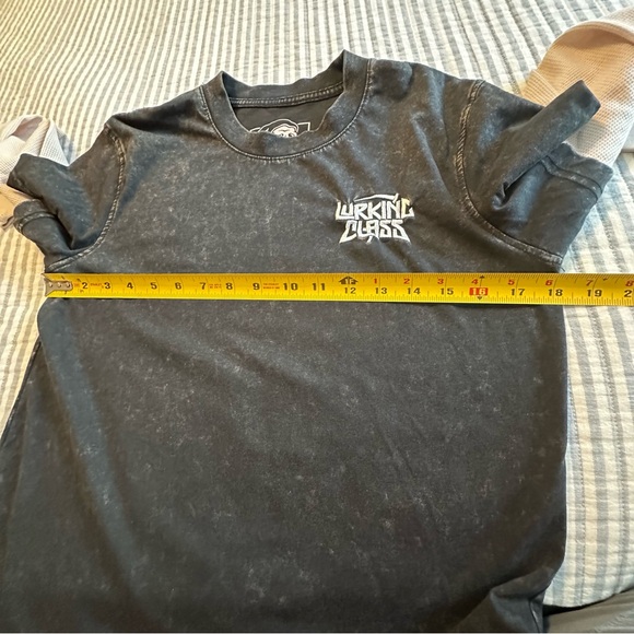 Lurking Class by Sketchy Tank Metal Scythe 2Fer Black Long Sleeve T-Shirt Small - Picture 6 of 10